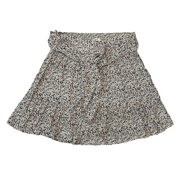 Madewell Dresses & Skirts - Madewell Womens Floral Tiered Knee Skirt Lightweight Tie Waist Size L Feminine
